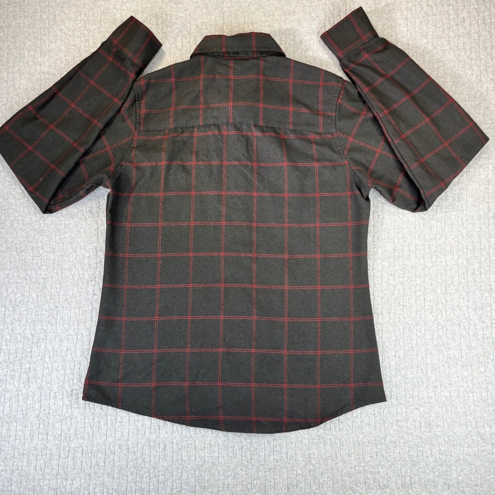 Dixxon Flannel The Redline Women S‎ Plaid Shirt black pearl snap window payne - Picture 4 of 9